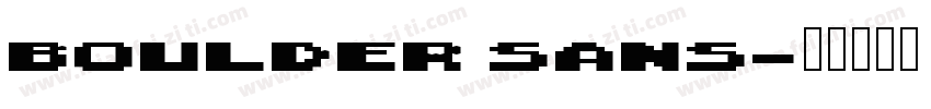 boulder sans字体转换